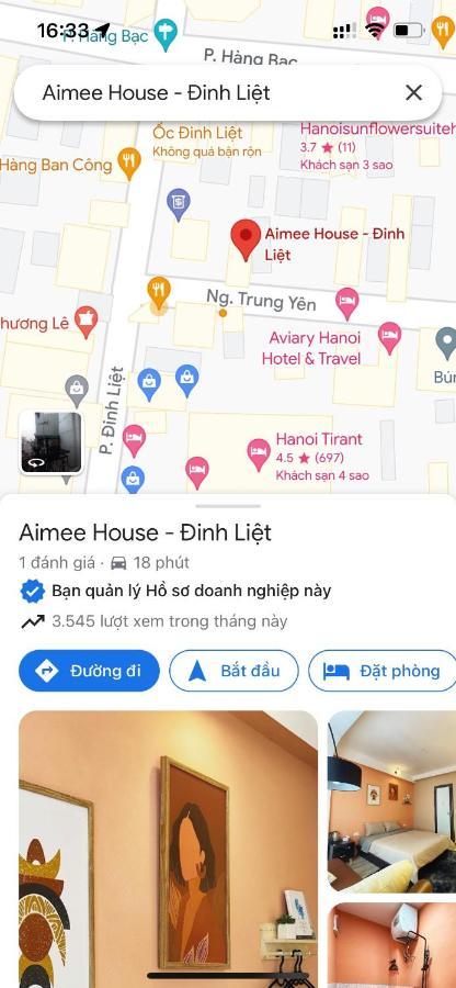 河内Aimee House - Dinh Liet公寓 外观 照片